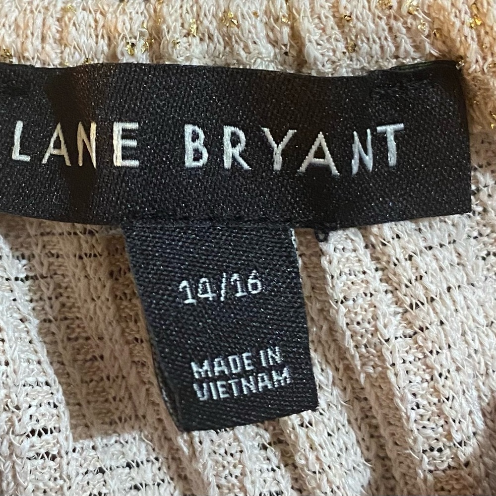 Lane Bryant Cream Blouse - Picture 2 of 2
